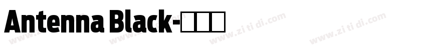 Antenna Black字体转换